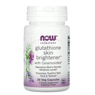 [ReadyStock] NOW Foods, Solutions, Glutathione Skin Brightener, 30 Veg Capsules