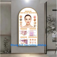 ️ ️ ️ WALL-MOUNTED MIRROR SKIN CARE SPA ARC PAINTING