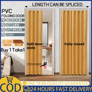 PVC Sliding door PVC Folding Door Household Partition Sliding Doors Accordion Folding Sliding Door K