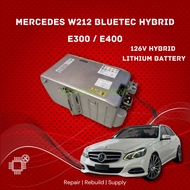 MERCEDES W212 E300 E400 BLUETEC HYBRID 126V BATTERY LITHIUM REPAIR