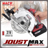 ♨✗✁Mace Plus MT-CS21V Cordless Circular Saw Laser Light Aperture 4.0AH Lithium Battery Cutting Machi