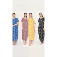 Rayon Habel Ankle-Length Daster with Moon MOTIF SEPTEMBER | Habel house dress | Csl Daster