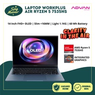 Advan Laptop Workplus Air Ryzen 5 7535HS 16GB 512GB W11