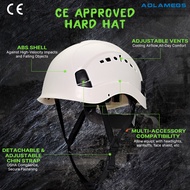 AOLAMEGS Safety Helmet Construction Site Anti Smashing Breathable Protection Engineering Helmet ABS