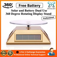 [🔥Free Battery🔥] 9cm Mini 360 Rotating Display Stand Pyramid Display Stand Base 360 Rotate Display S
