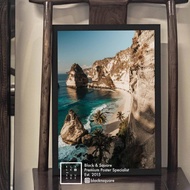 Diamond Beach, Nusa Penida - PREMIUM POSTER + Fiber Frame 42x60cm