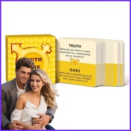 Talking Hearts Conversation Cards Game Nights Card Games Small Size Truth Or Dare for Couples Cards 