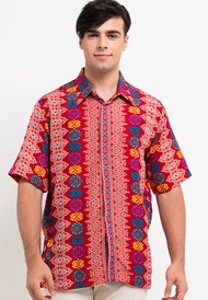 Arjuna Weda Hem Batik Pria Motif Semi Sutera - Bahan Semi Sutera I Lengan Pendek