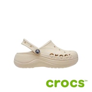 CROCS รองเท้าลำลองผู้หญิง BAYA PLATFORM CLOG - Color BoneWhite