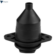 HCYEOU Trailer Socket Connector, 24V 7 Pin Trailer Adapter, Durable Round Plastic 7 Pin Connector Se