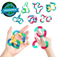 Crystals Fidget Tangle Decompression Toy Autism Brain Gift Kids Educational Sensory Toys Toy M3h7