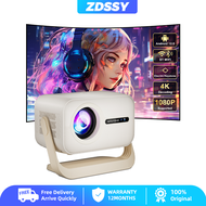 ZDSSY เครื่องฉายแอนดรอยด์12 A300 4K P21เครื่องฉายภาพ WIFI6แอนดรอยด์1080P 350แอนซี่และ BT5.4 HD โปรเจ