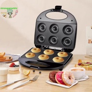 Strongaroetrtr Donut Maker Machine Donut Maker Double Sided Heating Breakfast Machine Cake Waffle Ma