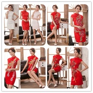 New China Qipao fresh cheongsam dress fashion wedding Cheongsam CNY Dress/party dress/Kenzo traditio