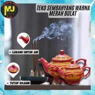 MJ Ceramic Prayer Brewing Kettle Round Puja Teapot/ Prayer Brewing Kettle/