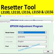 Epson Waste Inkpad Resetter for L3210 L3216 L3150 L3250 L3256 L5190 L5290 L1210 L1216 L1250 L1256