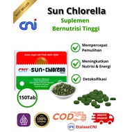 CNI Sun Chlorella Natural Supplement for Cell Regeneration, Prevents Degenerative & Cancer Pain, 150