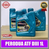 Perodua Gear Oil ATF D3 / DIII Minyak Gearbox Auto Kereta Perodua 1L
