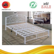 ❗❗READY STOCK❗❗YS Katil Besi Putih/Katil Besi/Katil Kelamin/Queen Bed/Bedroom /Metal Bed/Katil