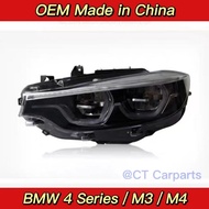 M3/M4 Style Headlamp/Headlight For BMW 4 Series 420i/428i/430i/435i F32/F33/F36/F80/F82/F83