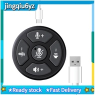 【J&U】1 PCS USB Speakerphone 360 Voice Pickup USB Type C-A Microphone for Home , Smart Voice Enhancem