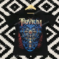 kaos band Trivium bekas thrift