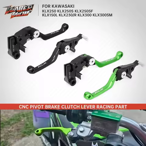 2024 KLX300 CNC Pivot Brake Clutch Lever For Kawasaki KLX150L KLX230 KLX250 KLX 250S 250SF 230R 300S
