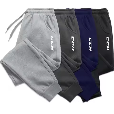 Autumn And Winter CCM Men's Clothing Trousers Fashion Drawstring Casual Pants Jogging Sports Pants H