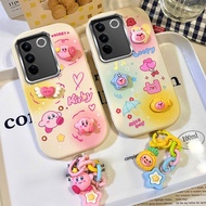 Casing Vivo V27 5G Casing Vivo V27 Pro 5G Casing Compatible with Electroplated Mirror Cute Oval Phon
