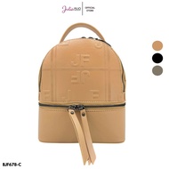 JULIA FILIO Pu leather Backpack Bag (BJF678-C)
