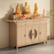 Table Solid Altar Wood Altar Home Altar Offering Incense Table New Chinese Style Table Living Room C