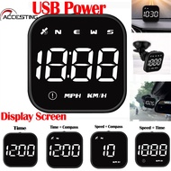 G4S G-P-S HUD LED Car Head Up Display Smart Digital KM/H MPH Overspeed Alarm Reminder Speedometer G-