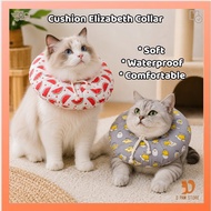 Collar Kon Lembut Elizabeth Kalis Air untuk Kucing dan Anjing, Kon Elizabeth E-Collar Kon Kucing / C