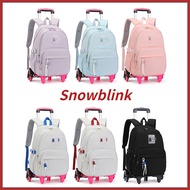 Wheeled School Bag Trolley School Bag with 2/6Wheels Climbing Stairs School Bag primary kids school 