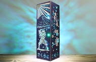 武士 LED 燈  日式居家裝飾照明，環境氛圍夜燈，極簡禪意