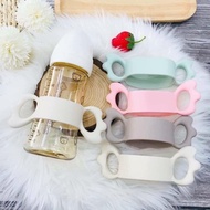 Tay cầm cánh tiên tay cầm bình sữa silicone cho bình Avent Hegen Moyuum phù hợp với tất cả bình cổ r