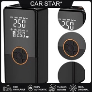 COD [จัดส่งฟรี] 12V Car Emergency Starting Power Supply with LCD Display Faster Cordless Tyre Pump w