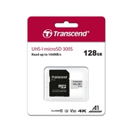 創見 Transcend 300S microSDXC 128GB U3 V30 A1 記憶卡 附轉卡（TS300S-128G）