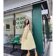FLAT2112 Forward used size S Yellow FLAT2112 ELLE FANNING DRESS