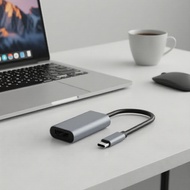 4K HDMI Adapter, USB 3.1 Type-C to HDTV for MacBook, Laptop and Tablet  Penyesuai HDMI 4K, USB 3.1 J