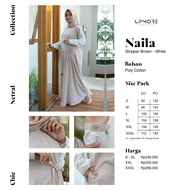 Gamis Katun Dewasa UPMORE NAILA || BY MUTIF