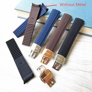 Suitable for Baida Purley 5164A/5167A Aquanaut Series Soft Rubber Silicone Watch Strap 21mm