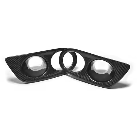 Real Carbon E46 M3 Fog Lamp Cover For BMW E46 Front Lamp Cover