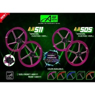 Aji Racing Sport Rim FG505 Y15ZR Y15 OPEN CUSTOM HUB With Bearing 160/160-17 FRONT USE DISC 4HOLE
