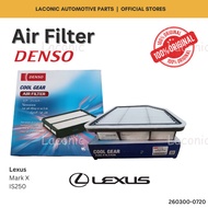 Denso Air Filter For Lexus Mark X/ IS250 (260300-0720) Original