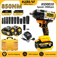 KEELAT 850NM Brushless Impact Wrench Auto Repair & Construction Site Essential Tire Removal Installa