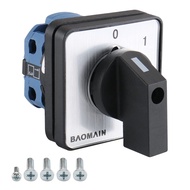 Baomain Cam Combination Changeover Switch AC 660V 20A 2 Position 4 Terminals SZW26-20/C02.1