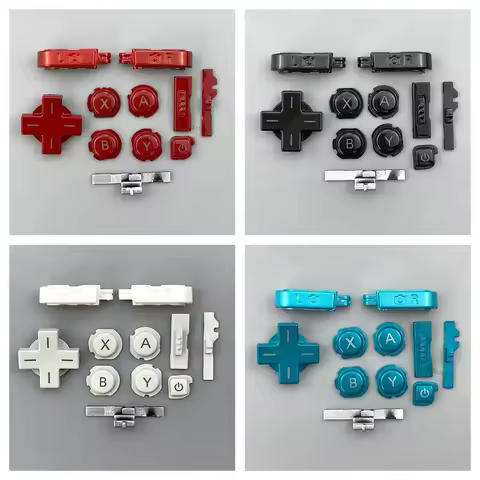 ABXY Buttons Full Set For 3DS Cross Button Direction Arrow Keys D-pad Switch ON/OFF Button For 3DS G