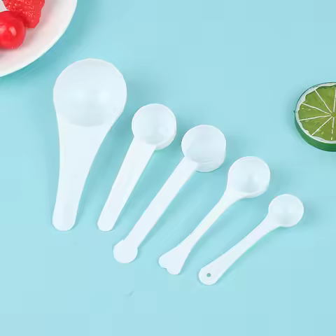 10Pcs 1g 3g 5g 10g Measuring Plastic Scoop Measuring Spoons Milk Powder Spoons