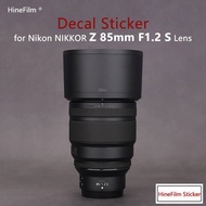 Hinefilm Skin for Nikkor Z 85 F1.2 Lens Decal Skins for NIKON NIKKOR Z 85mm f/1.2 S Lens Sticker Pro